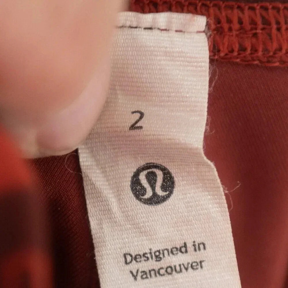 Lululemon Wunder Train Contour Fit  High-Rise Tight 28" Lululemon Ombre Red | 2 - Picture 9 of 10
